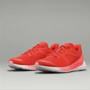 Lululemon Blissfeel 2 Running Shoes Sneakers Size 8.5 Solar Orange W9EPYS GUC